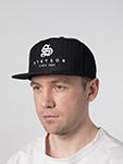 Бейсболка STETSON арт. 7786701 BASEBALL CAP PINSTRIPE (черный)